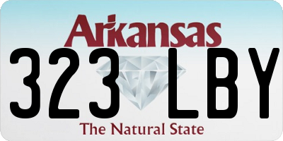 AR license plate 323LBY