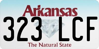 AR license plate 323LCF