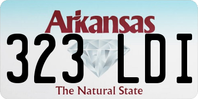 AR license plate 323LDI