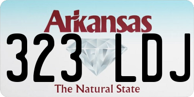 AR license plate 323LDJ