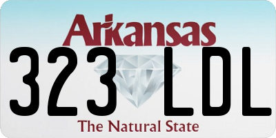 AR license plate 323LDL