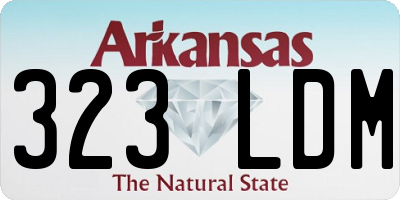 AR license plate 323LDM