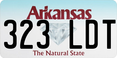 AR license plate 323LDT