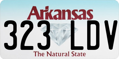 AR license plate 323LDV
