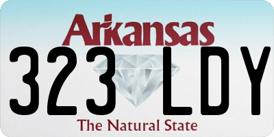 AR license plate 323LDY