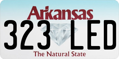 AR license plate 323LED