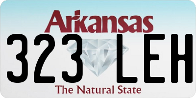 AR license plate 323LEH