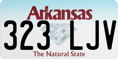 AR license plate 323LJV