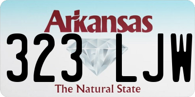 AR license plate 323LJW