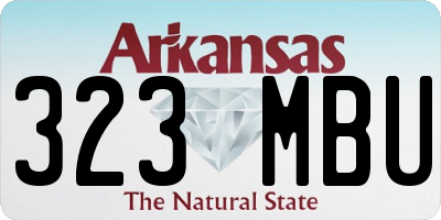 AR license plate 323MBU