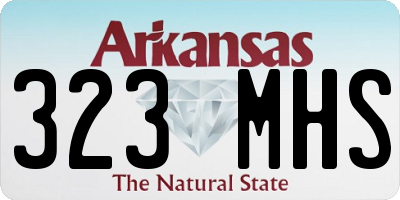 AR license plate 323MHS