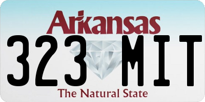 AR license plate 323MIT