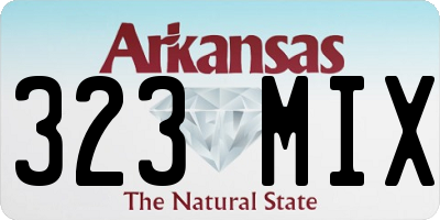 AR license plate 323MIX