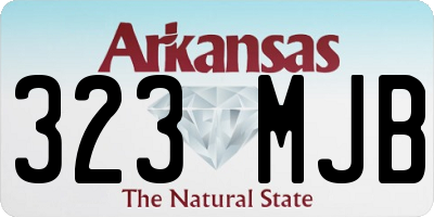 AR license plate 323MJB