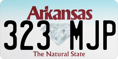 AR license plate 323MJP