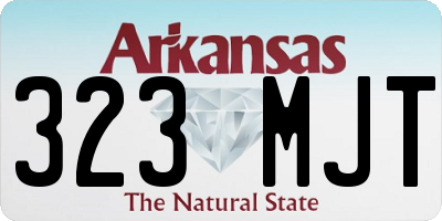 AR license plate 323MJT