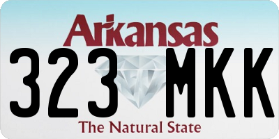 AR license plate 323MKK