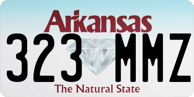 AR license plate 323MMZ