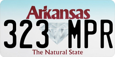 AR license plate 323MPR