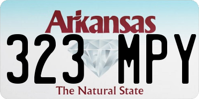AR license plate 323MPY