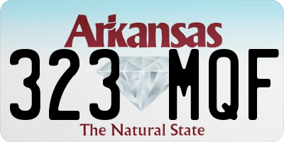 AR license plate 323MQF