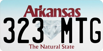 AR license plate 323MTG