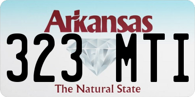 AR license plate 323MTI