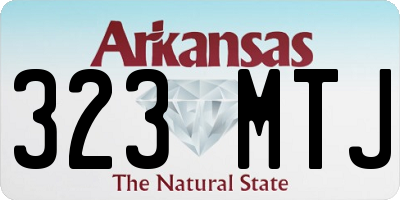 AR license plate 323MTJ
