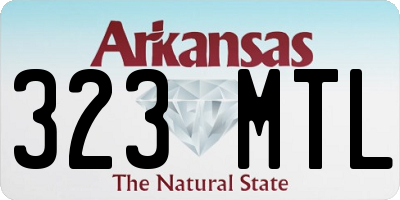 AR license plate 323MTL