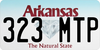 AR license plate 323MTP