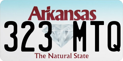 AR license plate 323MTQ
