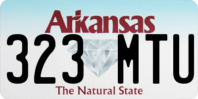 AR license plate 323MTU