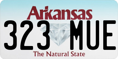 AR license plate 323MUE
