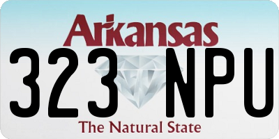 AR license plate 323NPU