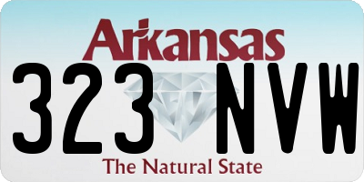 AR license plate 323NVW