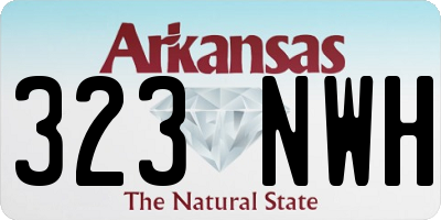 AR license plate 323NWH