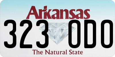 AR license plate 323ODO