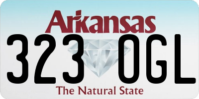 AR license plate 323OGL