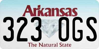 AR license plate 323OGS