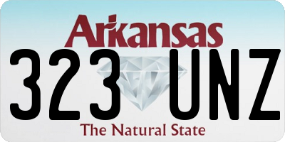 AR license plate 323UNZ