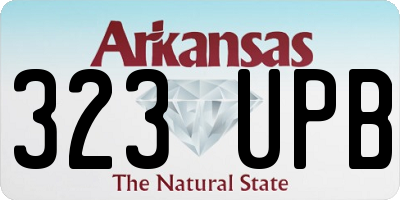 AR license plate 323UPB
