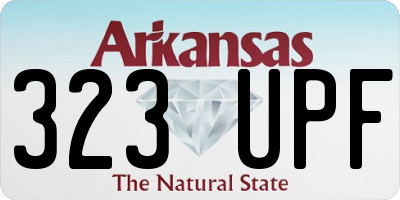 AR license plate 323UPF
