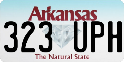AR license plate 323UPH