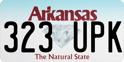 AR license plate 323UPK
