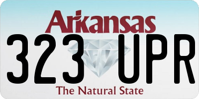 AR license plate 323UPR