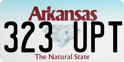 AR license plate 323UPT