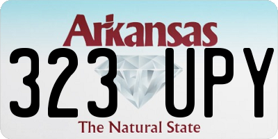 AR license plate 323UPY