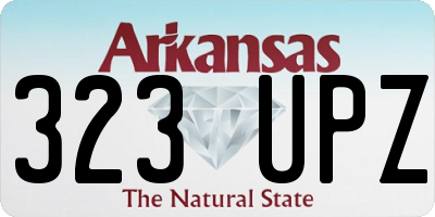 AR license plate 323UPZ