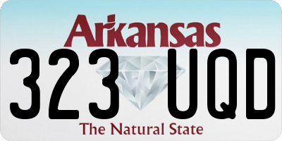 AR license plate 323UQD