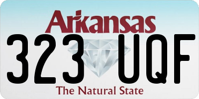 AR license plate 323UQF